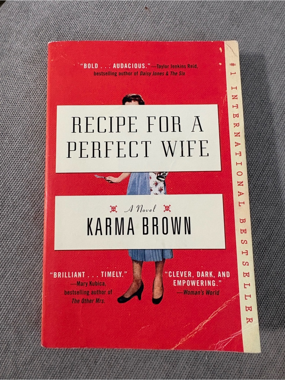 Recipe for a Perfect Wife - Red Paperback Mystery Novel